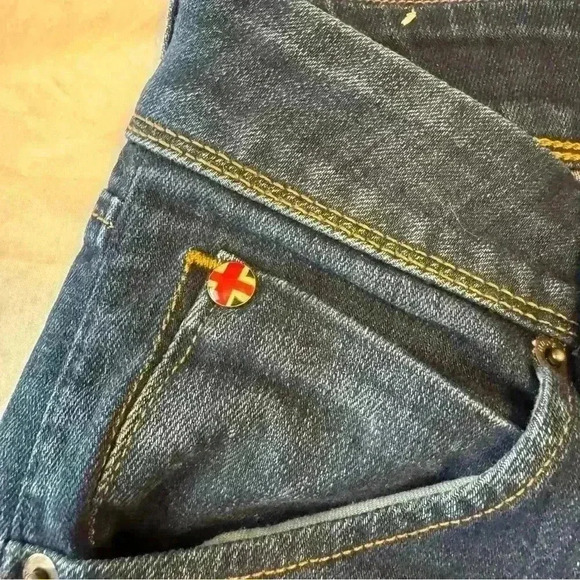 Hudson Womens jeans 25 Blue Collin Flap Skinny ankle dark wash denim poc… - Picture 10 of 17